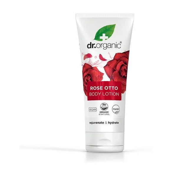 Loção Corporal Rosa Damascena 200ml - Dr.Organic - Crisdietética