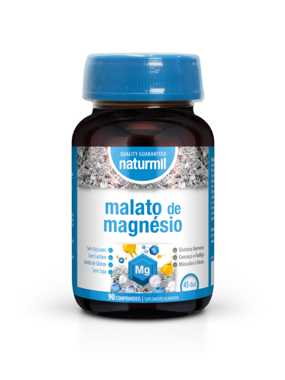 Malato de Magnésio 90 comprimidos - Naturmil