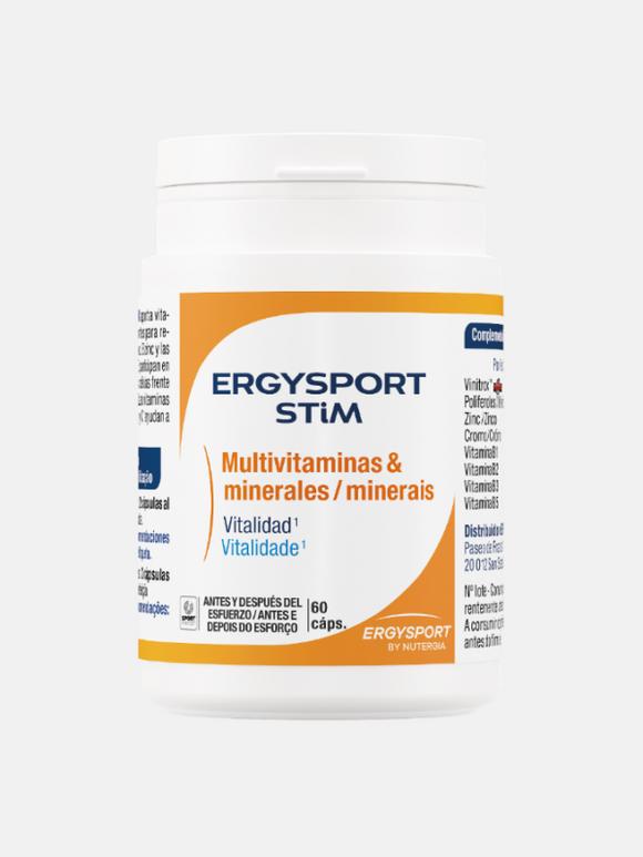 ErgySport Stim 60 cápsulas - Nutergia - Crisdietética