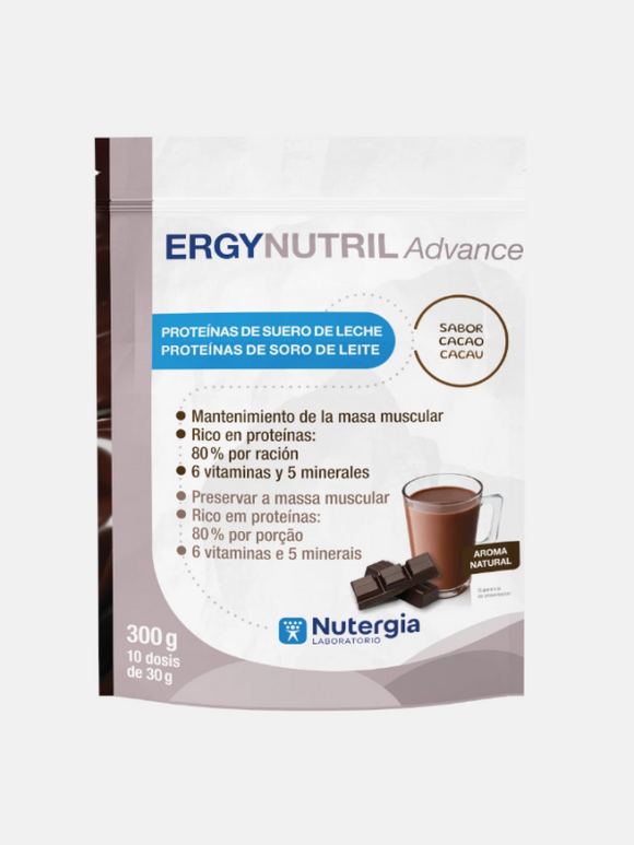 Ergynutril Advance Cacau 300g - Nutergia - Crisdietética