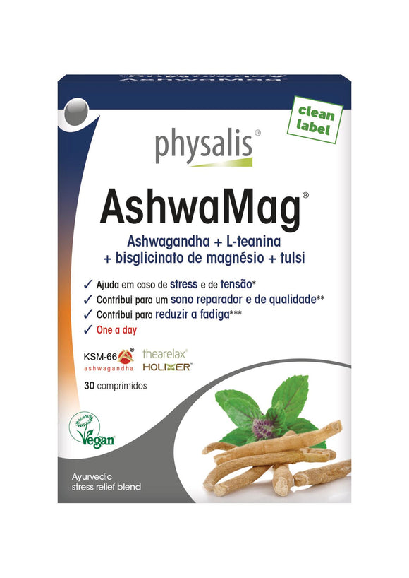 AshwaMag 30 Comprimidos - Physalis - Crisdietética