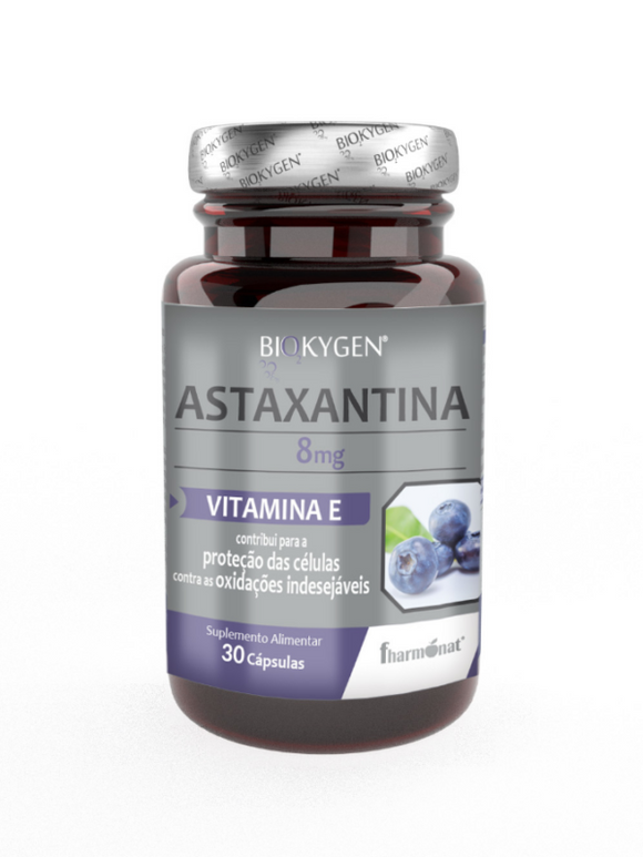 Biokygen Astaxantina 8mg * 30 Cáps – Fharmonat - Crisdietética