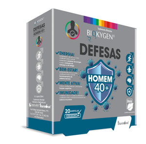 Biokygen Defesas Homem 40+ * 20 Ampolas – Fharmonat