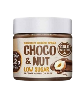 Choco & Nut - Low Sugar Spread 180g - GoldNutrition