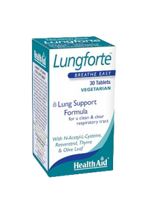 Lungforte 30 Comprimidos - Health Aid