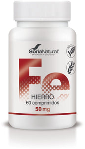 Ferro + Vitamina C 60 comprimidos - Soria Natural