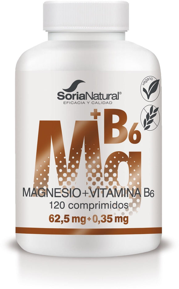 Magnésio + Vitamina B6 120 comprimidos - Soria Natural