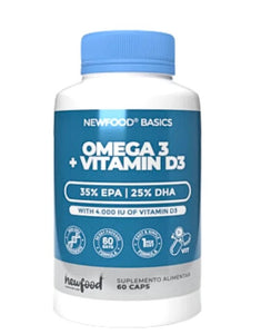 Omega 3 + Vitamina D3 60 Cáps – Newfood