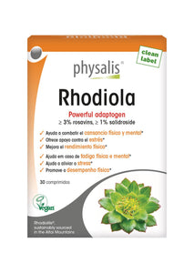 Rhodiola 30 Comprimidos - Physalis - Crisdietética