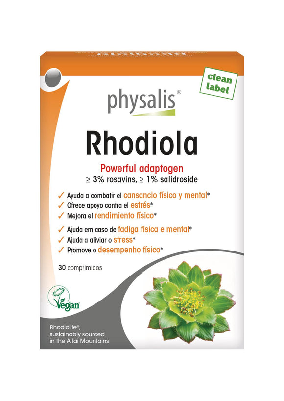 Rhodiola 30 Comprimidos - Physalis - Crisdietética