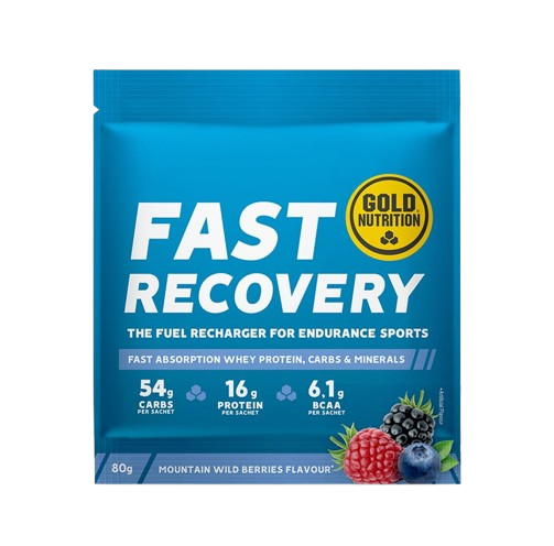 Fast Recovery com Sabor a Frutos Silvestres 80gr - GoldNutrition - Crisdietética