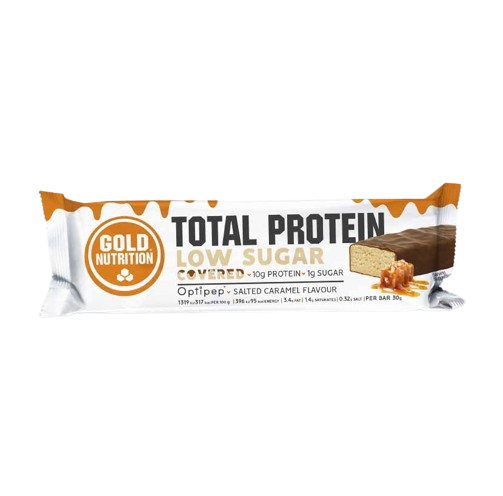 OUTLET OUTUBRO 2024 Total Protein Low Sugar Covered Salted Caramel 30g- GoldNutrition