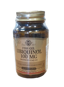 Solgar - Ubiquinol 100 mg 60 Fish Softgel - Crisdietética