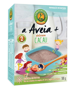 Aveia + Deliciosa Cacau Instantânea 500g - Cem porcento - Crisdietética