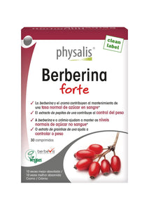 Berberina Forte 30 Comprimidos - Physalis - Crisdietética