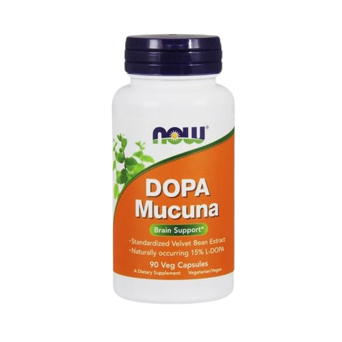 Dopa Mucuna 90 cápsulas - Now