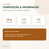 Endurance Salt Bar Chocolate-Amendoim 40g — GoldNutrition — imagem 3