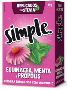 Rebuçados Equinácea, Menta e Própolis 50g- Simple - Crisdietética