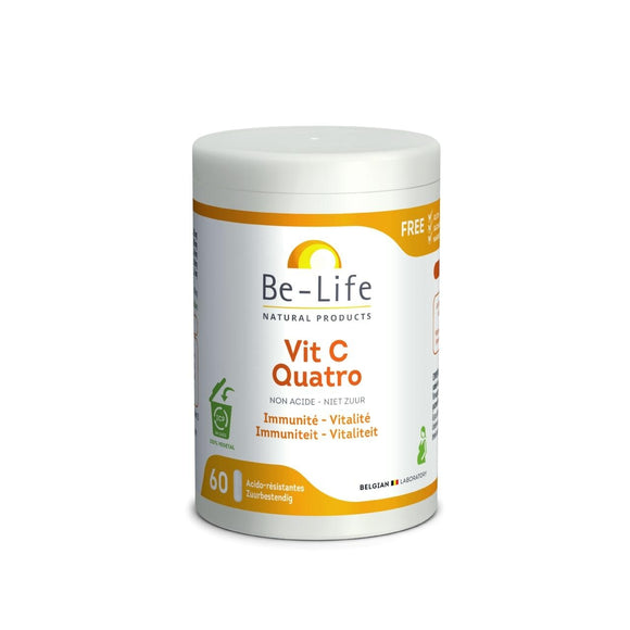 Vit C Quatro 60 Cápsulas - Be-Life - Crisdietética