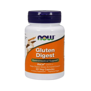 Gluten Digest 60 cápsulas - Now - Crisdietética