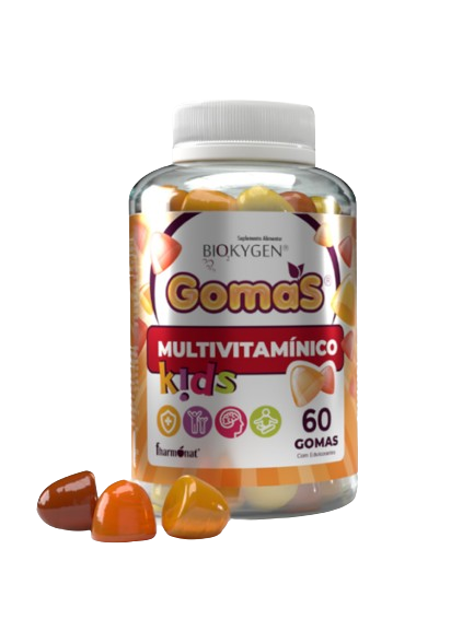 Biokygen Multivitamínico Gomas Kids 60 gomas - Fharmonat - Crisdietética