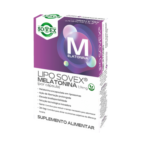 Lipo Sovex Melatonina 1,9 mg * 30 Cápsulas - Crisdietética