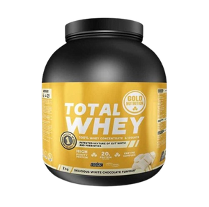 Total Whey 2Kg Chocolate Branco - GoldNutrition - Crisdietética