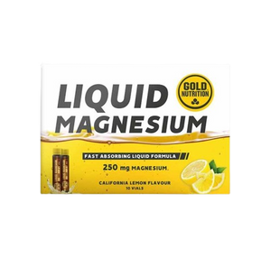 Magnesium 250mg 10 Ampolas - GoldNutrition - Crisdietética