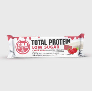 Total Protein Low Sugar Covered Strawberry e Chocolate 30g- GoldNutrition - Crisdietética