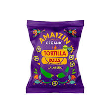 Aperitivo Milho Jalapeno Bio 100g - Amaizin