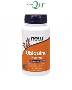 Ubiquinol 100mg 60 Cápsulas - Now - Crisdietética