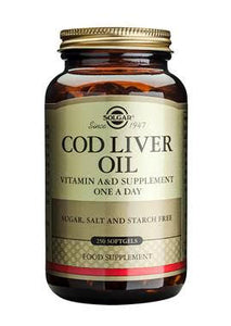 Cod Liver Oil 250 cápsulas - Solgar - Crisdietética