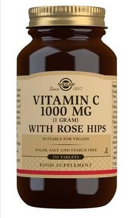 Solgar Vit.C 1000mg Rose Hips 250 cápsulas - Crisdietética