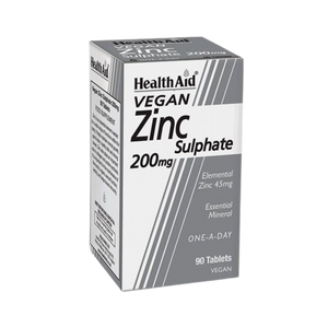 Zinco Sulfato 200 mg 90 Comprimidos - Health Aid