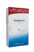 Vitamina K2 90mcg 60 Capsulas - Vitalize