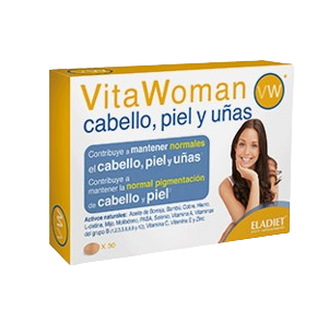 VitaWoman Cabelo, Pele e Unhas 30 Comprimidos - Eladiet