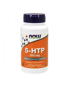 NOW 5-HTP 100mg 60 Cápsulas vegetais - Celeiro da Saúde Lda