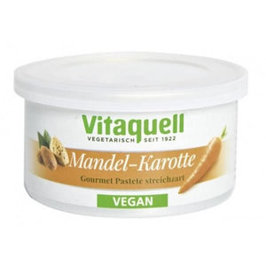 Creme para Barrar Biológico de Amêndoas e Cenoura 125g - Vitaquell - Crisdietética