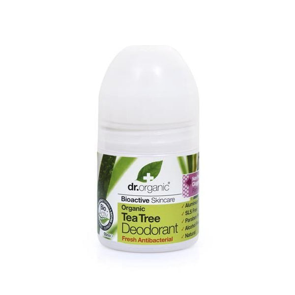 Desodorizante Melaleuca 50ml - Dr.Organic - Crisdietética