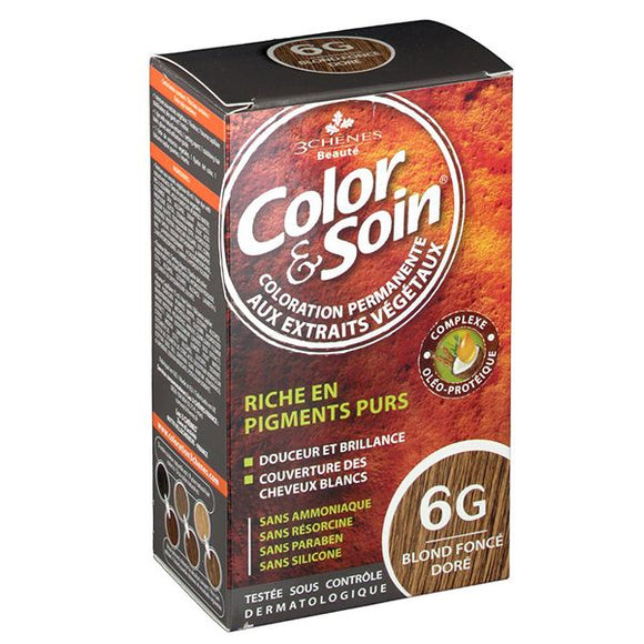 Color & Soin 6N - Louro Escuro 135ml - Crisdietética