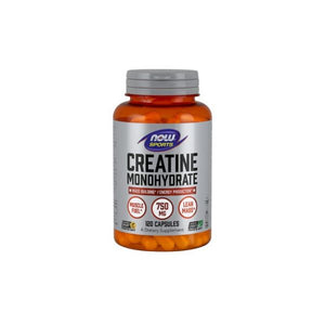 Creatine 750mg 120 cápsulas -Now Sports - Crisdietética