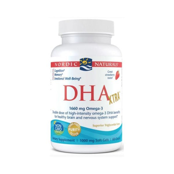DHA Xtra 1660mg Omega 3 60 Cápsulas - Nordic Naturals - Crisdietética