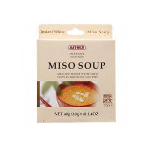 Sopa de Miso Branco com Tofu 4x10g - Mitoku - Crisdietética