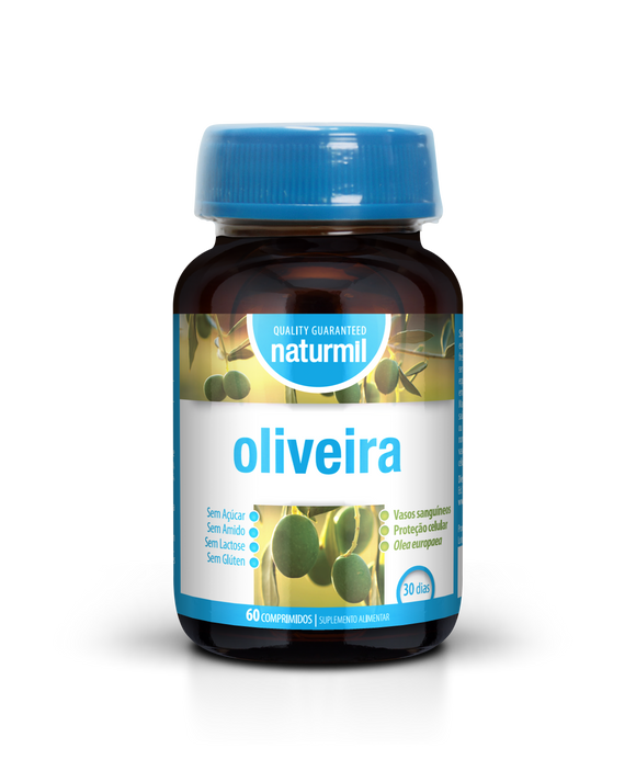 Oliveira 500mg 60 Comprimidos - Naturmil - Crisdietética