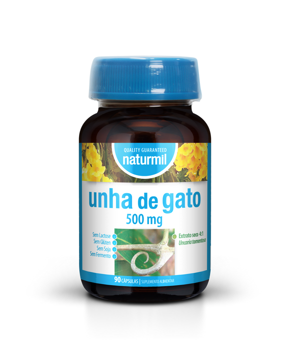 Unha de Gato 500mg 90 Cápsulas - Naturmil - Crisdietética