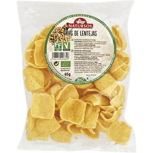 Snack Frito de Lentilhas Biológico 65g - Natursoy - Crisdietética