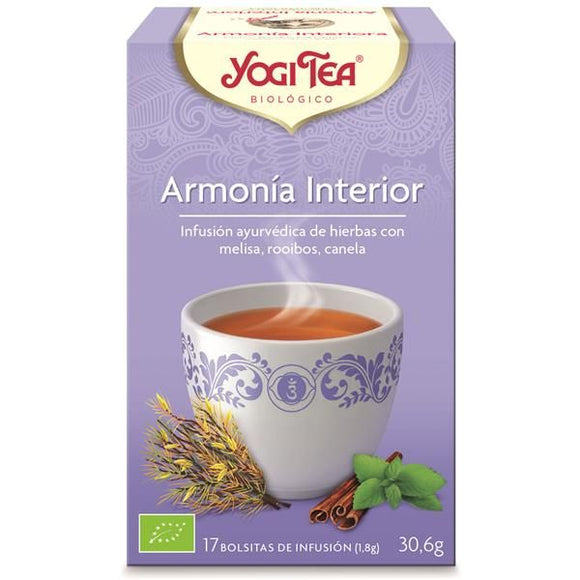 Infusão Harmonia Interior 17 Saquetas - Yogi Tea - Crisdietética