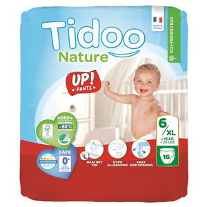 Fraldas Ecológicas de Treino Tam 6XL 16-30KG - Tidoo - Crisdietética