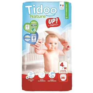 Fraldas Ecológicas de Treino Tam 4M 8-15kg - Tidoo - Crisdietética