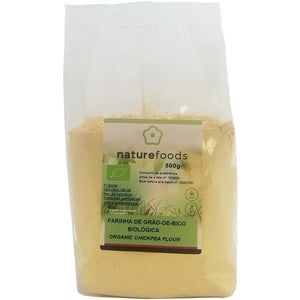 Farinha de Grão Biológico 500g - Naturefoods - Crisdietética